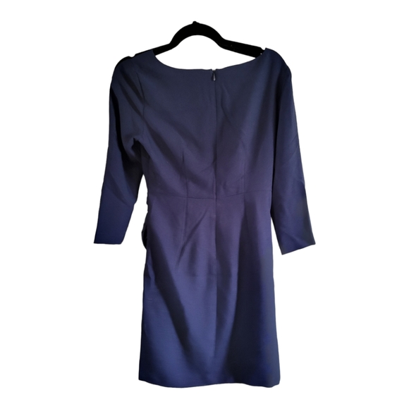 Eliza J Navy Ruched Dress NWOT - Picture 3 of 4